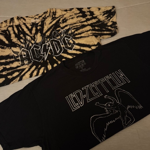 Band tee bundle Led Zeppelin and AC/DC - Picture 2 of 8